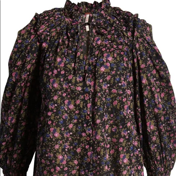 Free People Meant to Be Floral Blouse - Picture 2 of 2